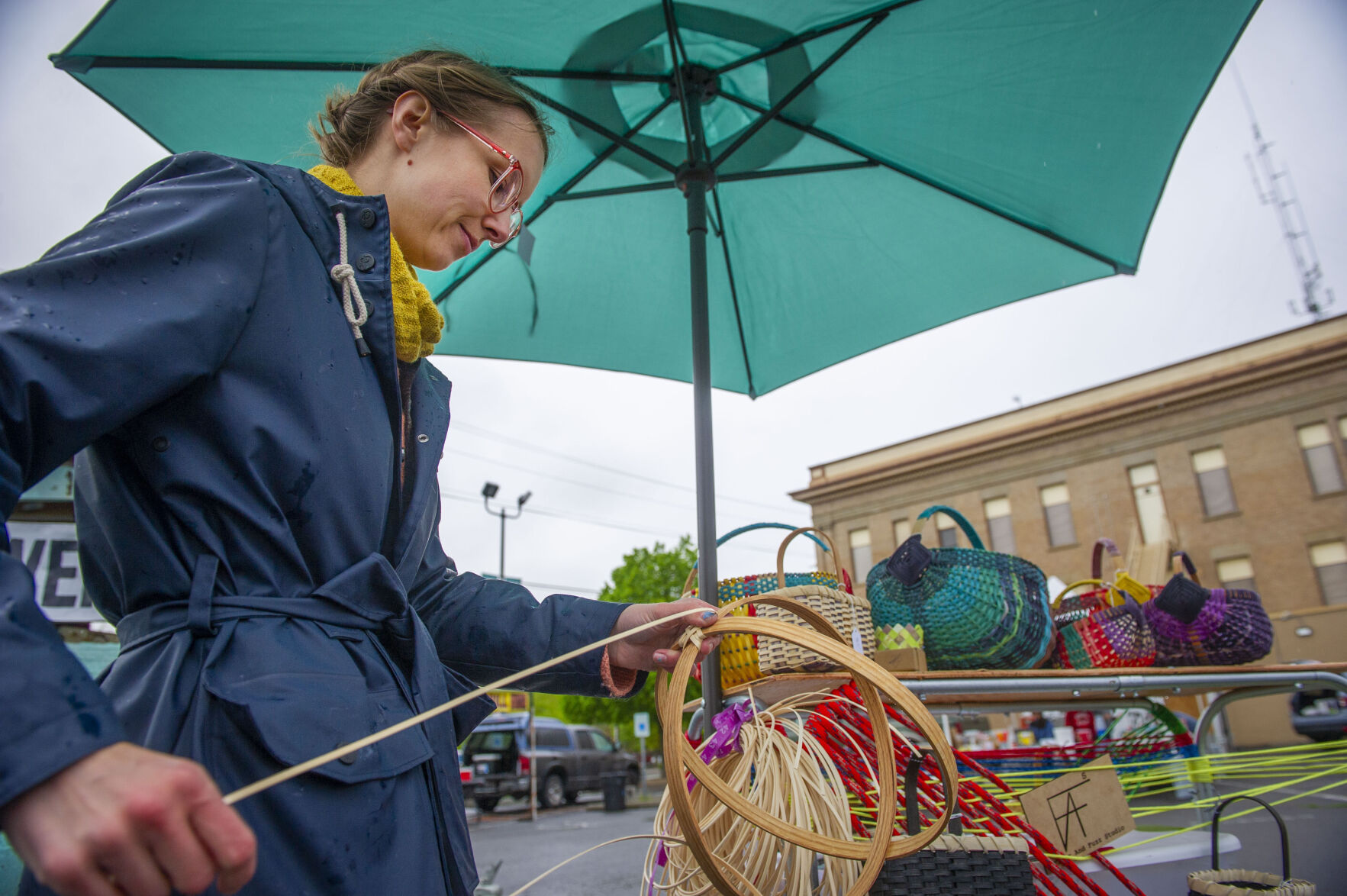 Downtown Farmers Market Set-up